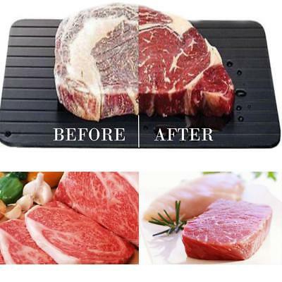 [COD] Defrost Tray Plate Import Defrosting Tray Pelunak Makanan Frozen Daging Steak Ayam Sosis Beku di Freezer Kulkas