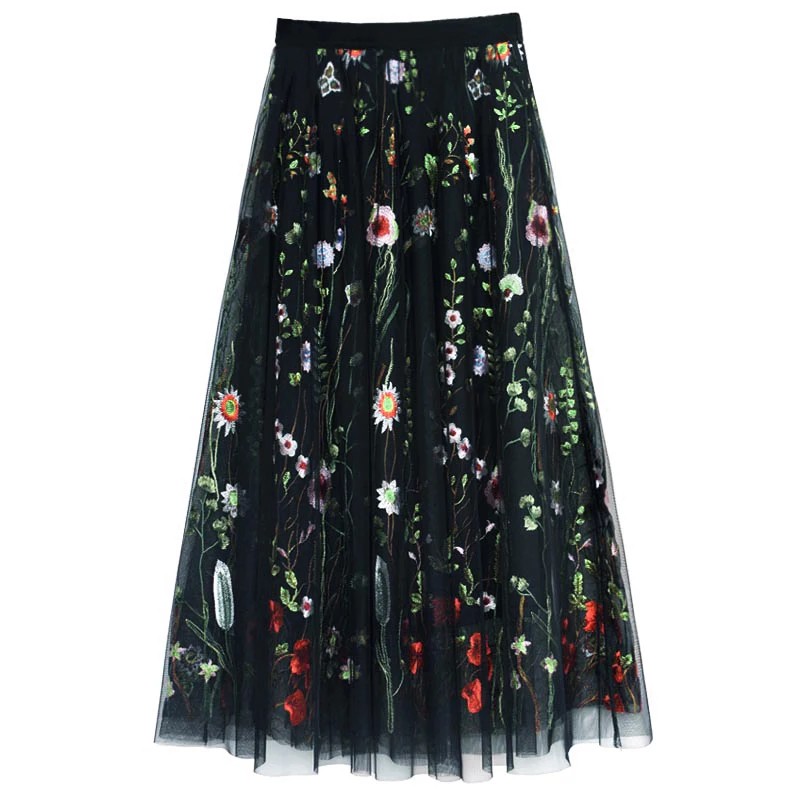 ROK TUTU IMPORT - ROK TUTU DEWASA - ROK PLISKET FLORAL