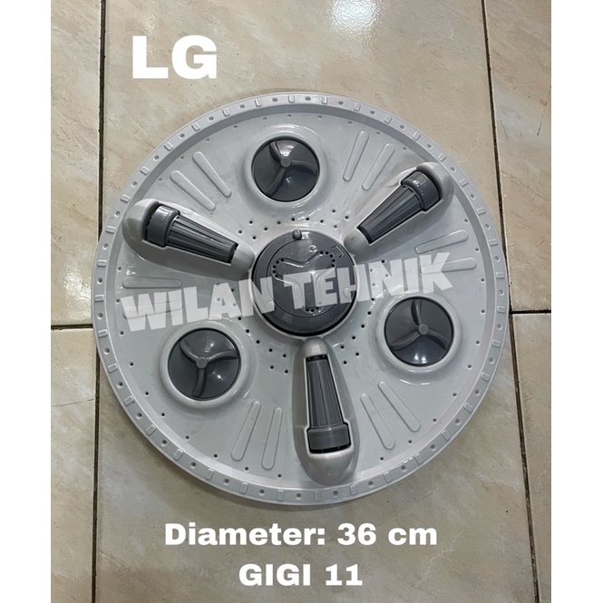 PULSATOR MESIN CUCI LG ORIGINAL DIAMETER 36 CM GIGI 11