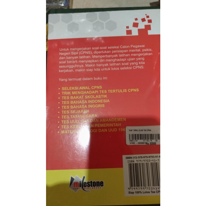 

cod Buku Judul : Siap 100% Lulus Tes CPNS laris