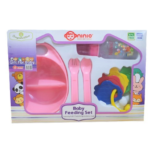 Baby Feeding Set 4in1 GIFTSET Bayi Ninio