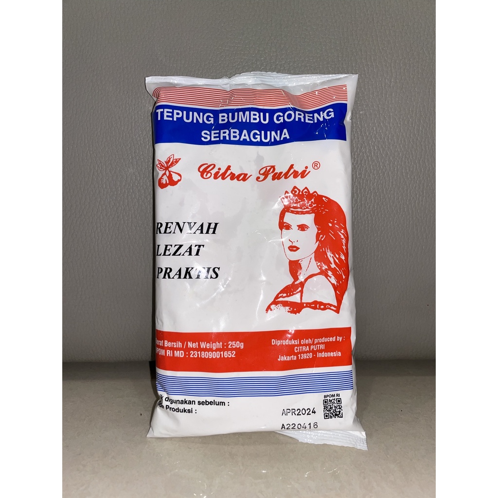 

Tepung Cap Citra Putri Fried Chicken Goreng Ayam Serba Guna