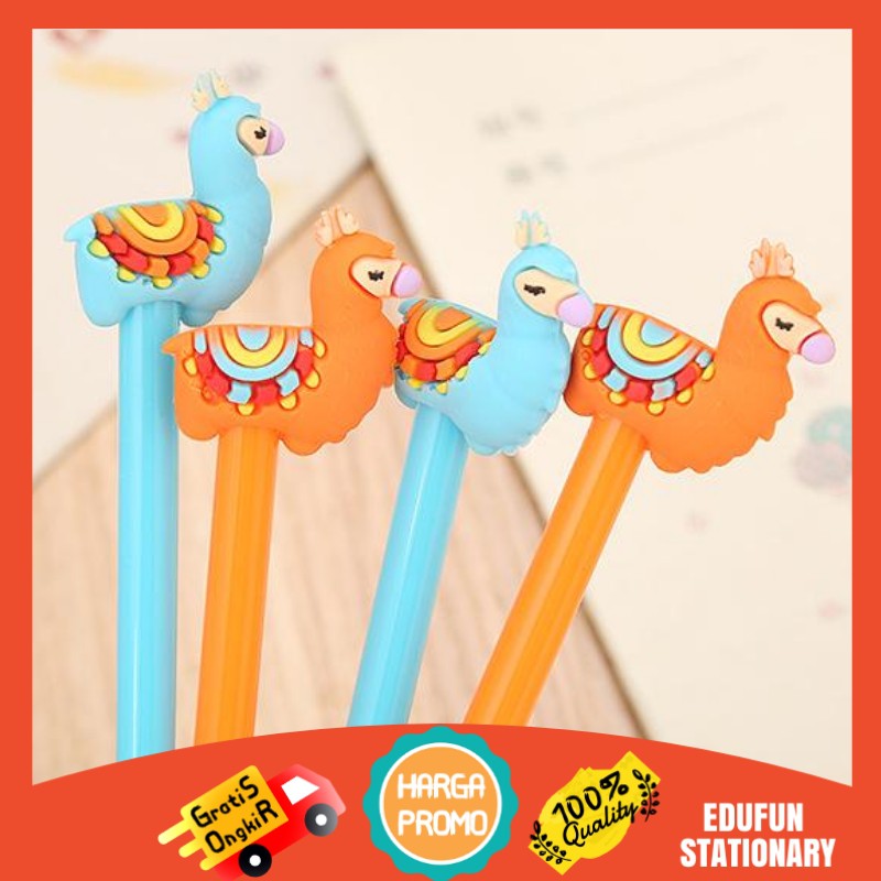 

Pena Unik Lucu Model Unta / Pulpen Ostrich