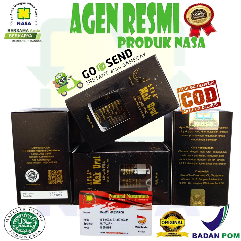 Mak Urut Natural Herbal Alami Asli Original Nasa Terlaris