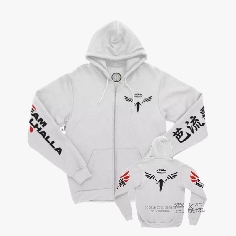 Jaket Tokyo Revengers Valhala Team Tokyo Manji / Sweteer manji valhalla tokyo manji