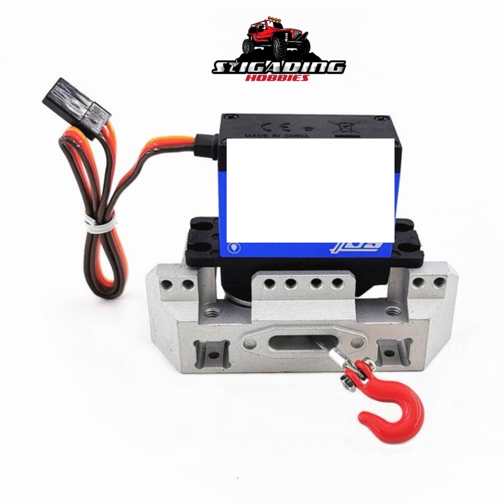 Jual FRONT BUMPER MOUNT WITH SERVO WINCH SPOOL TRX4 SCX10 Shopee
