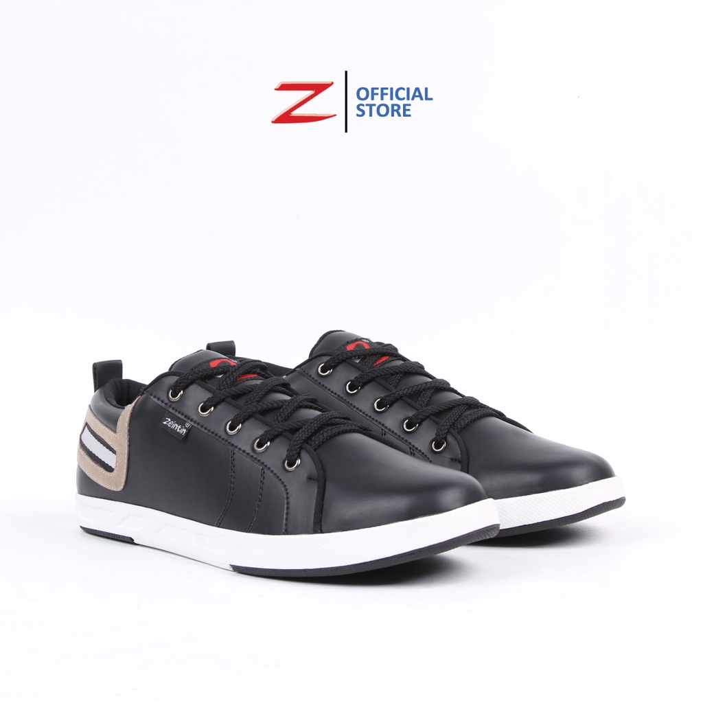 Zeintin - Sepatu Kets Pria Zeintin Sepatu Sneakers Sepatu Pria Sepatu Sekolah Kuliah Hitam BJ