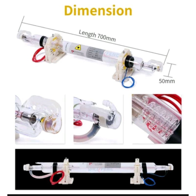 Tabung laser co2 40w Laser tube co2 40 w