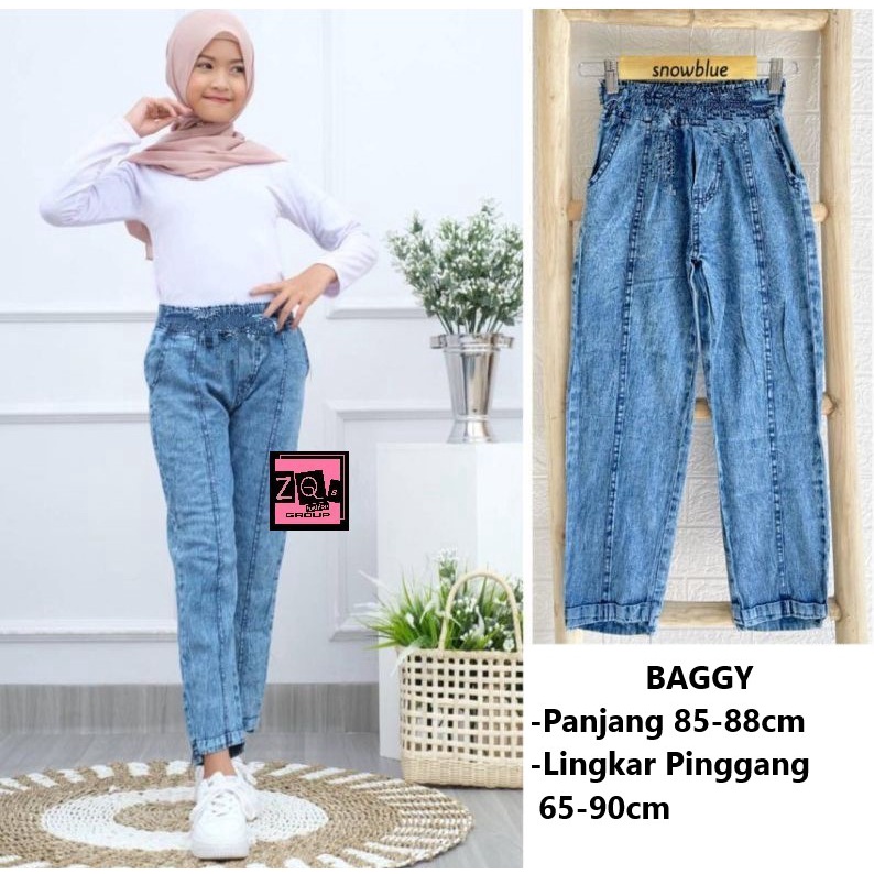 Celana Baggy Jeans Anak Anak Kekinian