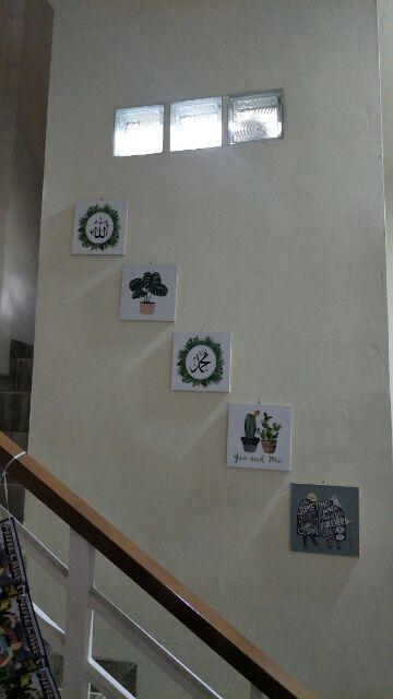 Walldecor Lafad Alloh Swt Tema Monstera