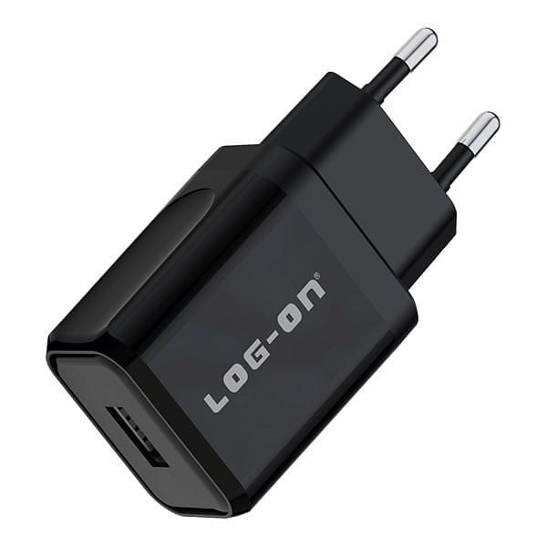 LOG ON LO-C27 Fast Adapter Charger 2.4A 12W Single Port USB Batok Casan 1 Lubang Tanpa Kabel