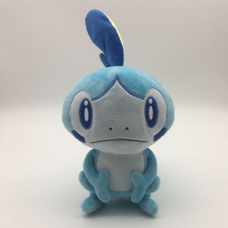 23cm Pokemon Boneka Shield Sobble Plush Doll Pocket Monster Toy Poke Kids Gift Mainan