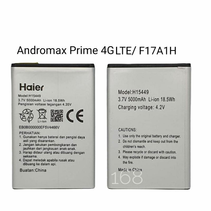 Baterai Batre Smartfren Andromax Prime 4G LTE F17A1H Batere H15449 Original