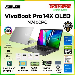 Jual ASUS VIVOBOOK PRO 14X OLED N7400PC i7-11370H 16G 1TB RTX3050 14