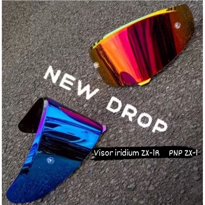 VISOR FLAT IRIDIUM V2 NJS ZX-1R ORIGINAL