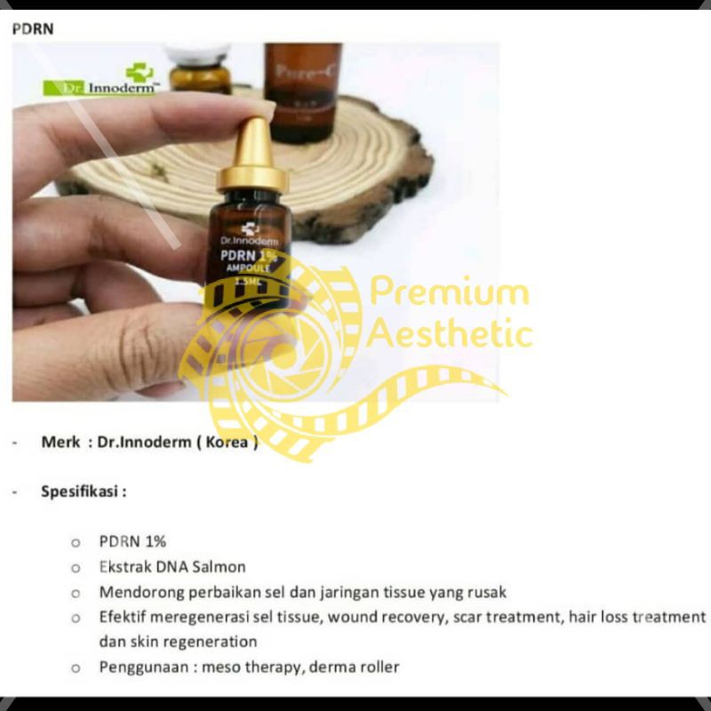 PDRN 1% DNA SALMON BOOSTER BUY 1 GET 1 FREE Dr. innoderm