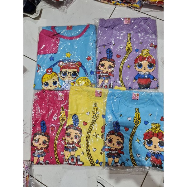 STELAN ANAK PANJANG2/CP/HOTPANT Pendek LLFRIEND WARNA BAHAN KAOS KATUN ADEM/PIYAMA ANAK/LL WARNA/BAJU ANAK