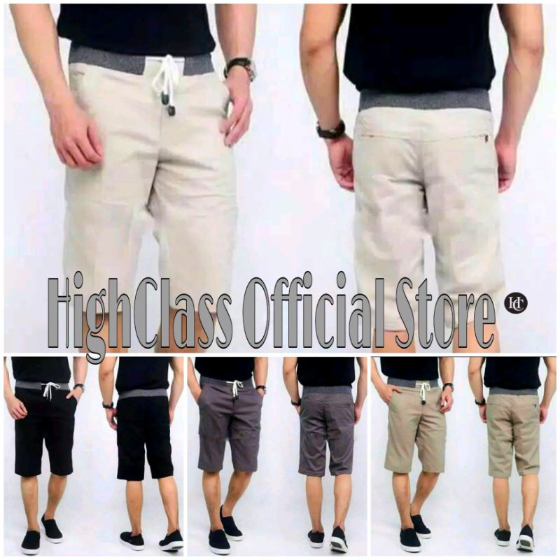 BIG SIZE ) # 27-38 CELANA PENDEK PRIA RIB RIP SURFING CHINO HARIAN