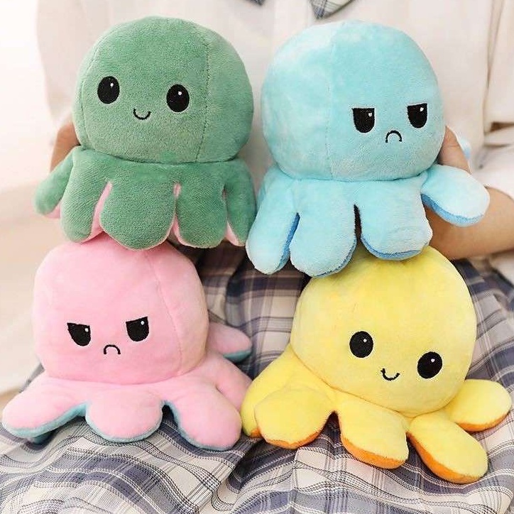 READY  ```Boneka Gurita Cumi Halus Bolak Balik 1234