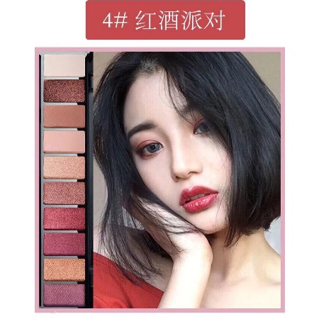 （COD)LAMEILA Fashion Matte Eyeshadow Pallet Makeup 10 warna