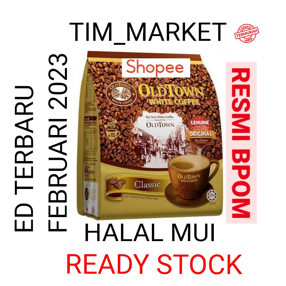 

OLDTOWN WHITE COFFEE CLASSIC / OLDTOWN WHITE COFFEE KLASIK PROMO HALAL MUI