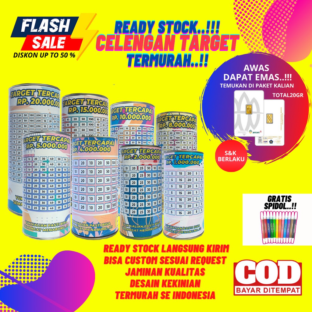 CELENGAN TARGET FREE SPIDOL READY STOCK CELENGAN VIRAL