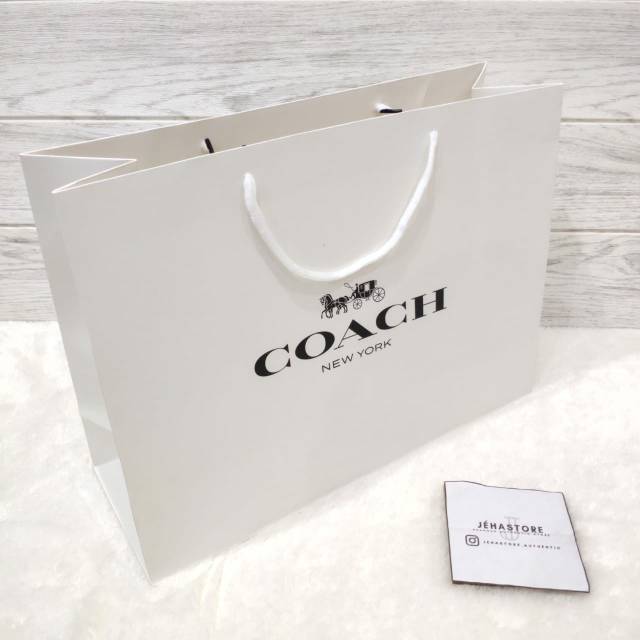 

PaperBag COACH Large - White