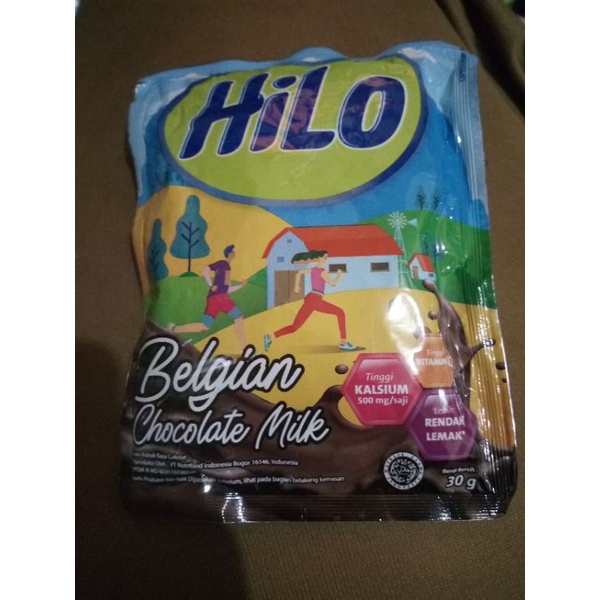 

Hilo Belgian Chocolate Susu Coklat Belgia Hilo School Sachet