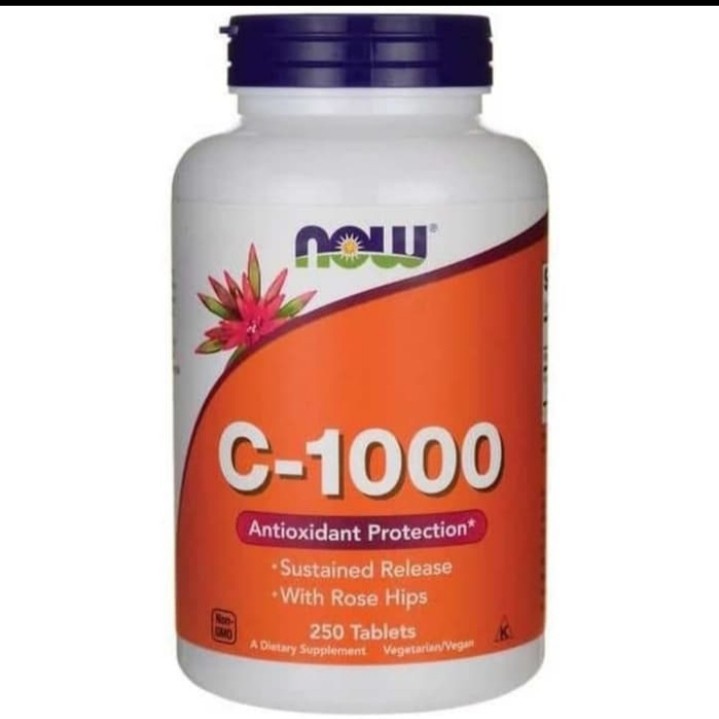 Now Foods Food C-1000 C1000 C 1000 Vitamin C 1000 C1000 250 TABLETS
