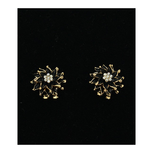 LRC Anting Tusuk Fashion Flower Earrings Resin Geometric P8219X