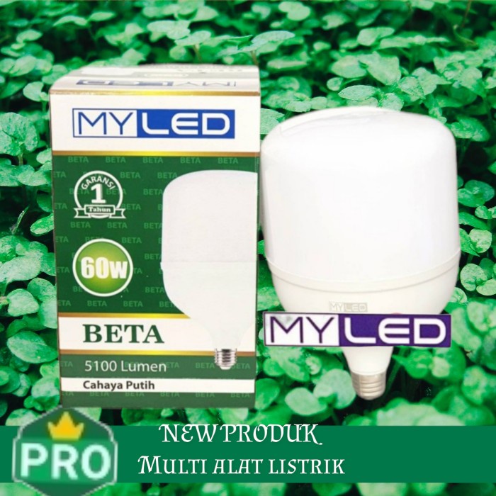 NEW Lampu My led BETA Capsule 60W garansi jumbo led murah 60 watt myled