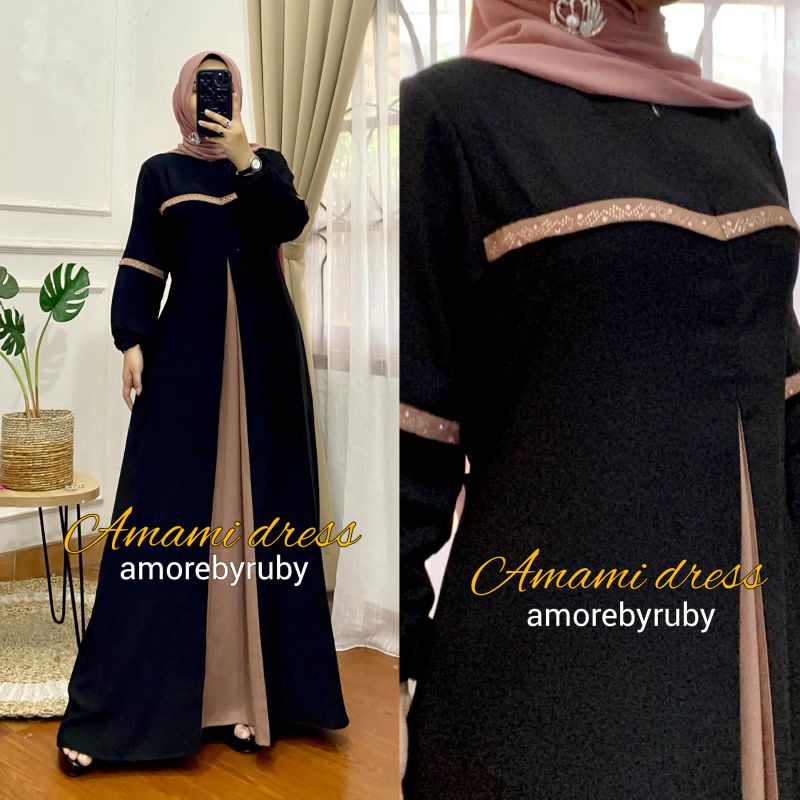 DRES MEWAH/AMAMI DRES AMORE BY RUBY ORIGINAL
