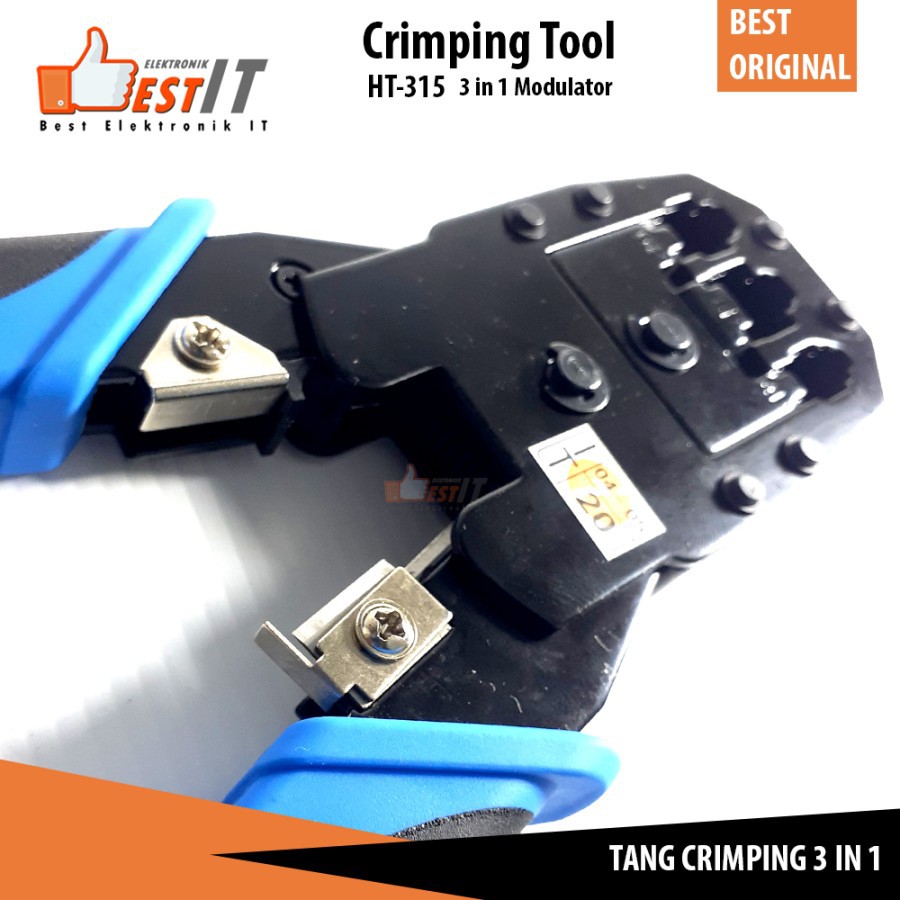 Tang Crimping Hand Tools Crimping 3 in 1 For RJ45 RJ12 RJ11 HT-315