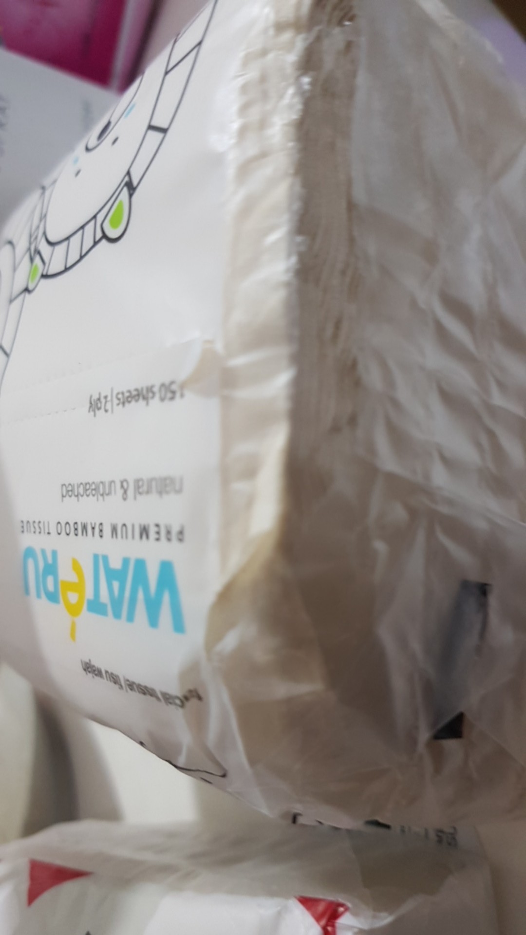 Wateru Premium Bamboo Tissue | Tisu Dapur Toilet Facial Pocket