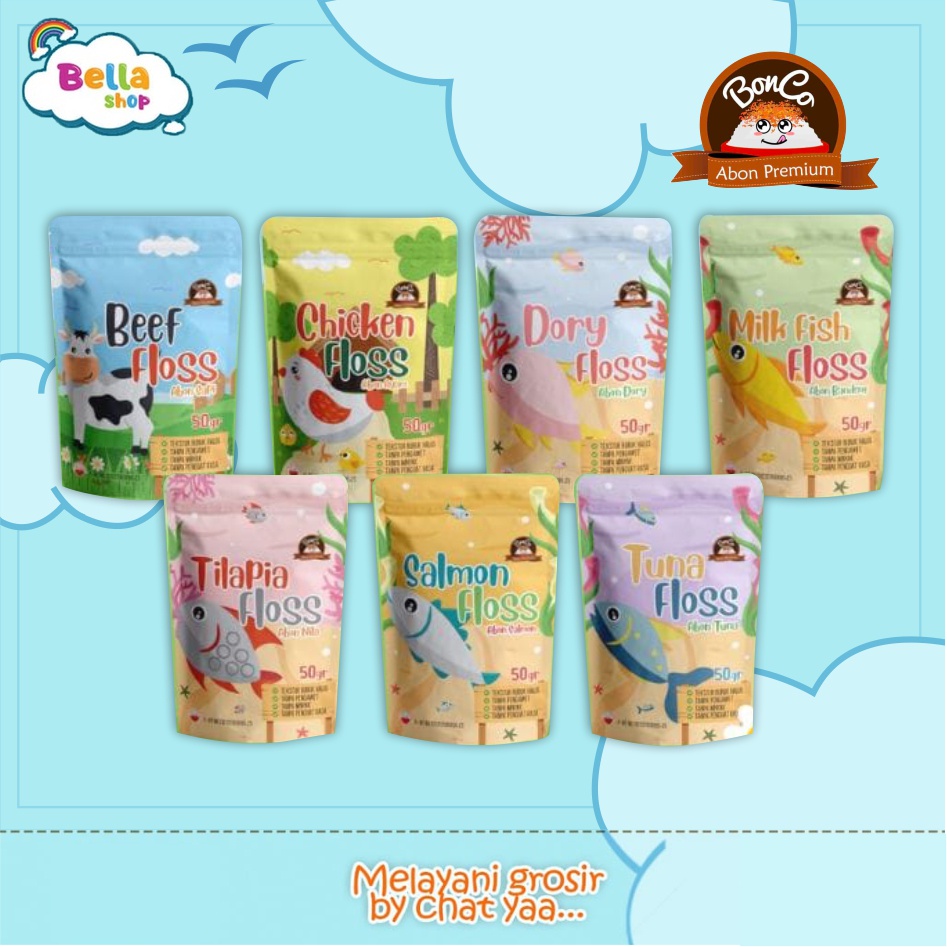 BONCO ABON BAYI PREMIUM ABON BAYI ENAK TANPA MSG PENGAWET MINYAK - BELLA SHOP