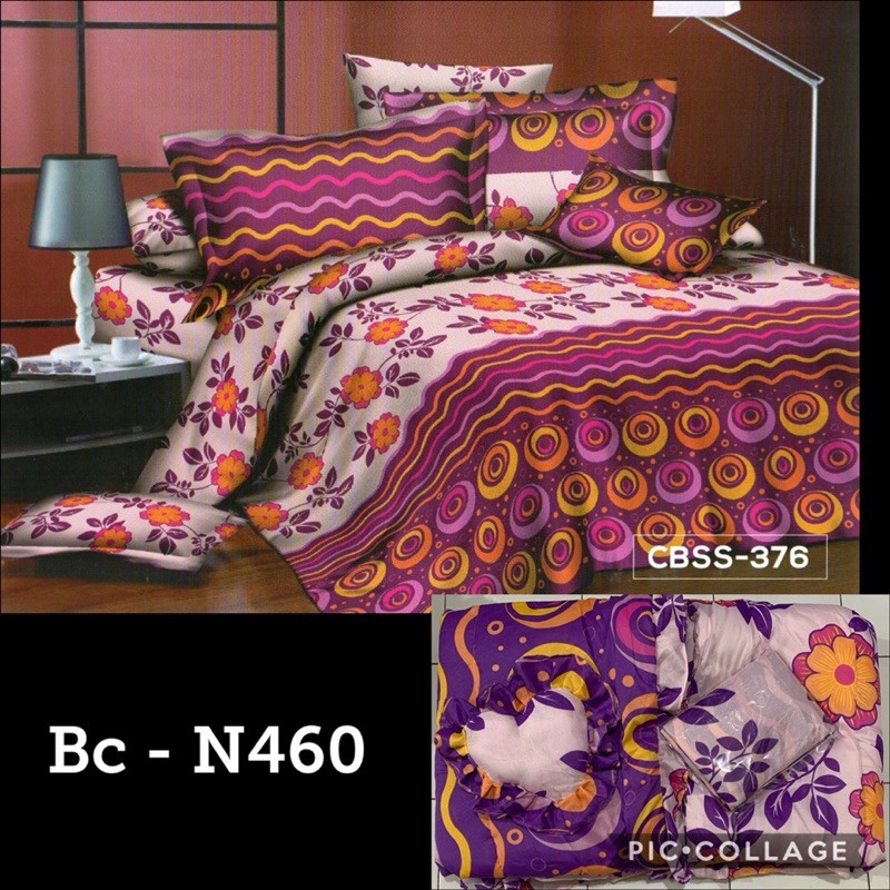 4 4 Mega Shopping Day Natasha Bedcover Set Sprei Ukuran King Size 180x200 Best Seller Badcove Shopee Indonesia