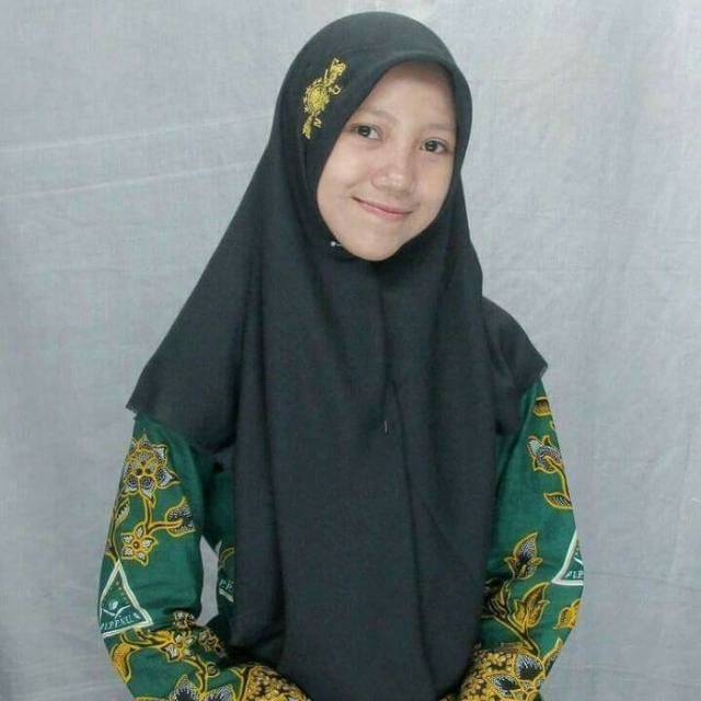 Kerudung segi 4 bordir NU