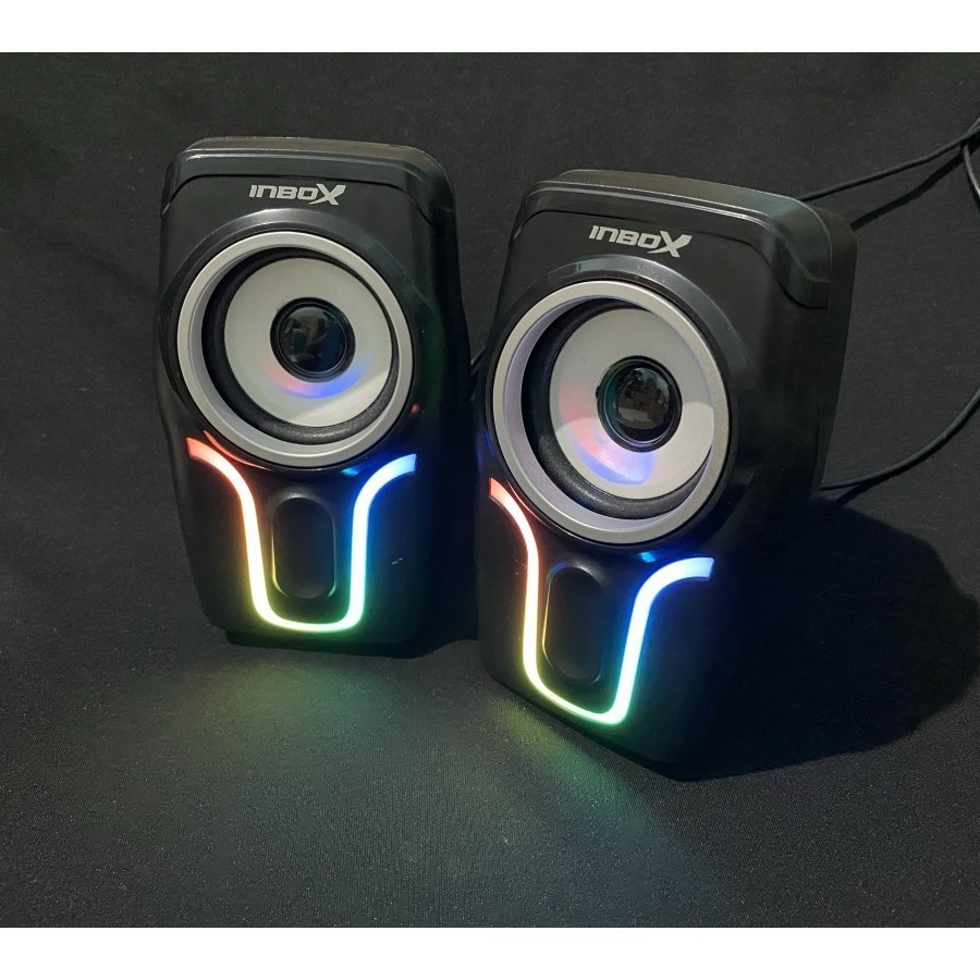 Speaker Gaming Inbox GS-05 Magnio / Speaker Gaming Magnio GS05 LED RGB 3d