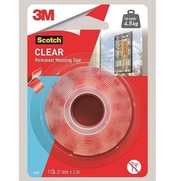 

JUAL MURAH 3M Scotch Double Tape VHB Mounting Transparan Bening 4010C