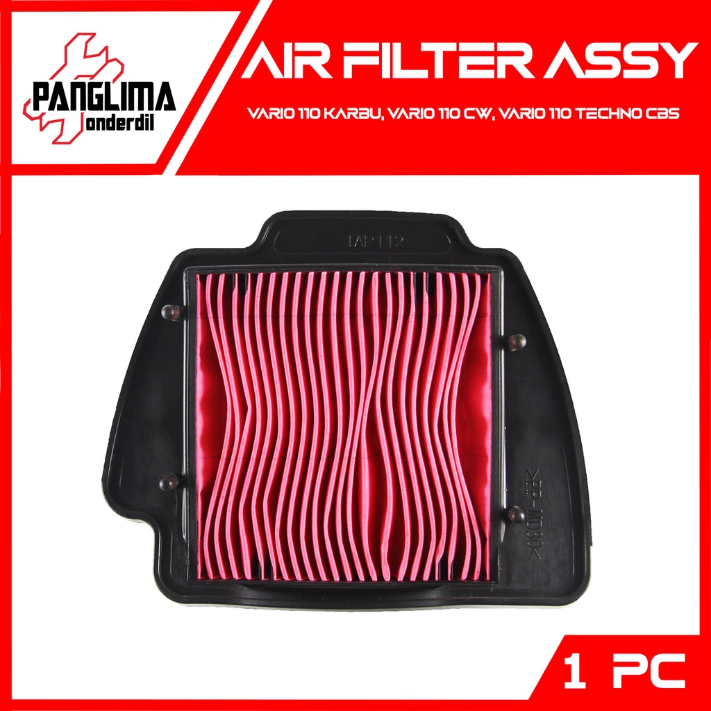 Filter Udara Vario 110 Old Karbu &amp; Vario 110 CW Lama &amp; Vario Techno 110 CBS Saringan-Busa-Hawa-Air Assy