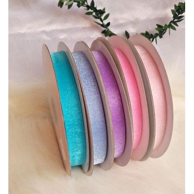 Chiffon Satin Ribbon - Pita Sifon 5/8&quot; (1roll = 10m)