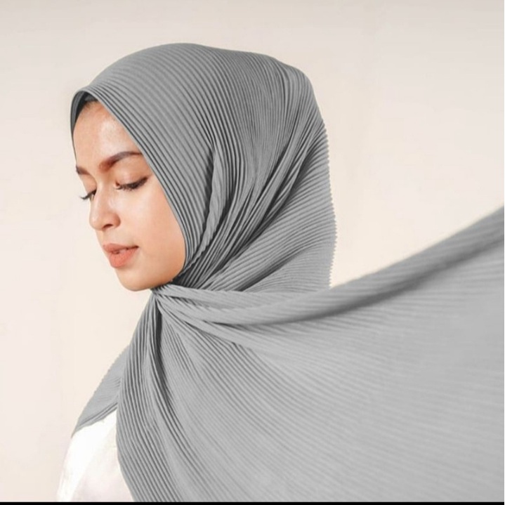 GS-PASHMINA PLISKET BAHAN CERUTY BABYDOLL PREMIUM /PASHMINA TERLARIS