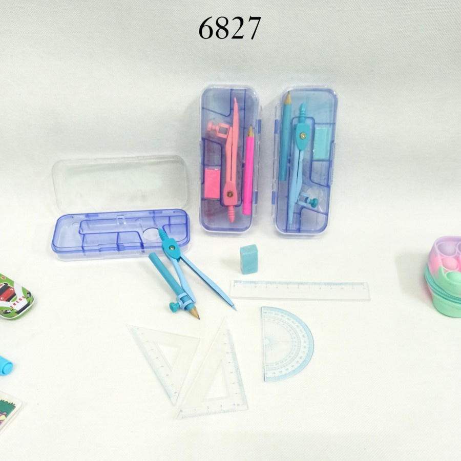 

SJS Jangka Set/Jangka Sekolah/Math Set/Geometry/Pengukur Jarak Lingkar