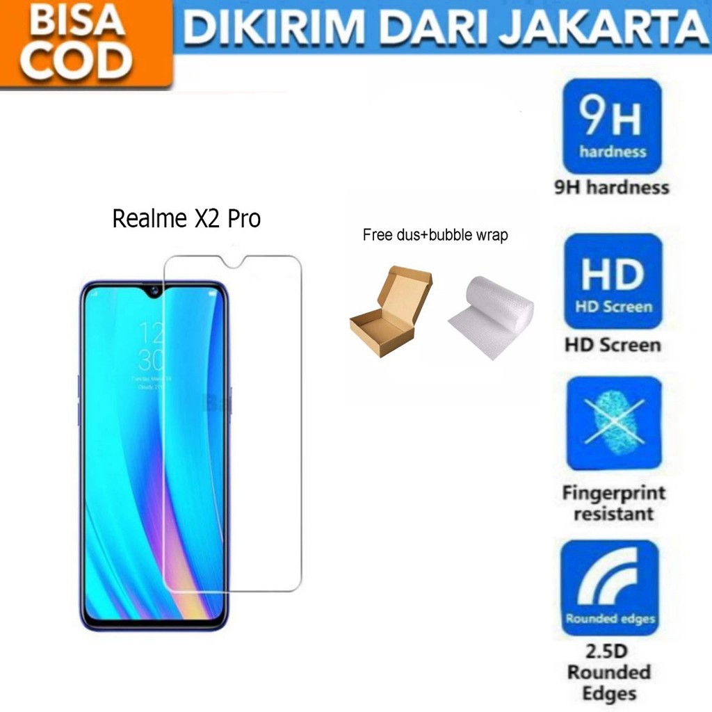 Realme X2 Pro Tempered Glass Screen Protector Anti Gores