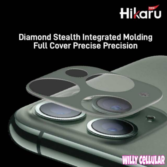 Premium Kamera Apple iPhone 11 - 11 Pro - 11 Pro Max - Crystal Glass Camera Lens Protector - Hikaru-3
