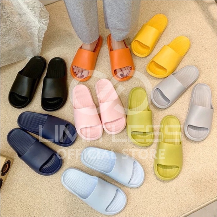 Sendal Wanita Slop Eva Karet Wanita Sandal Jelly Sandal Rumah Cewek Sandal Couple Sandal Selop Wanita Polos