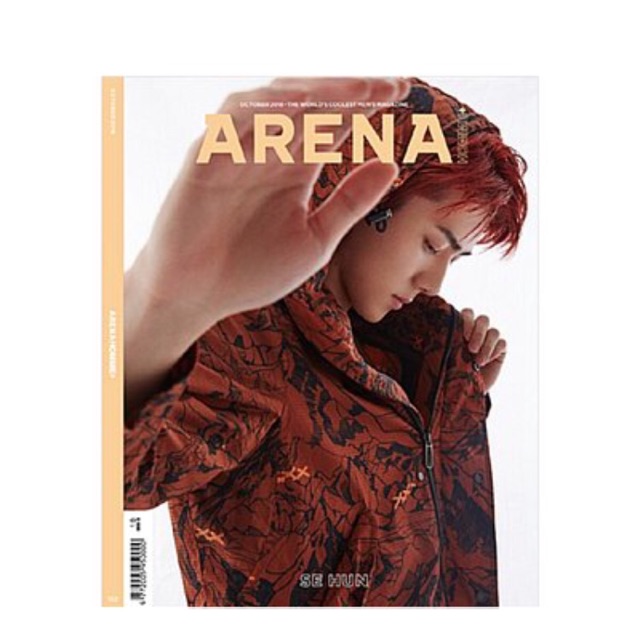 [DP & PO] ARENA HOMME+ 2018.10 SEHUN EXO MAGAZINE (TYPE A/B)/ MAJALAH SEHUN EXO