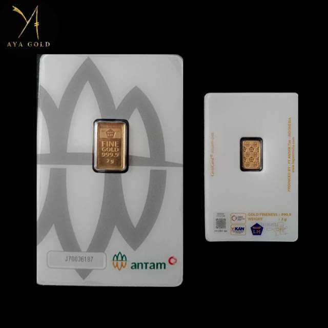 Logam mulia ANTAM 2gram certicard