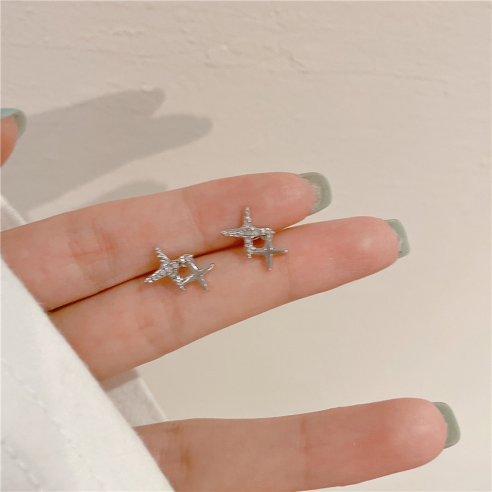 【COD Tangding】Anting Stud Mini Desain Bintang Kecil Gaya Simple