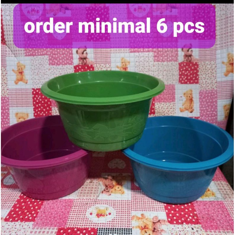 Baskom plastik serbaguna /Baskom plastik hajatan/ Baskom wayang.